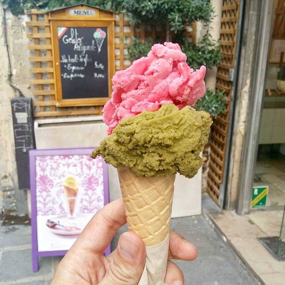Helados en la costa