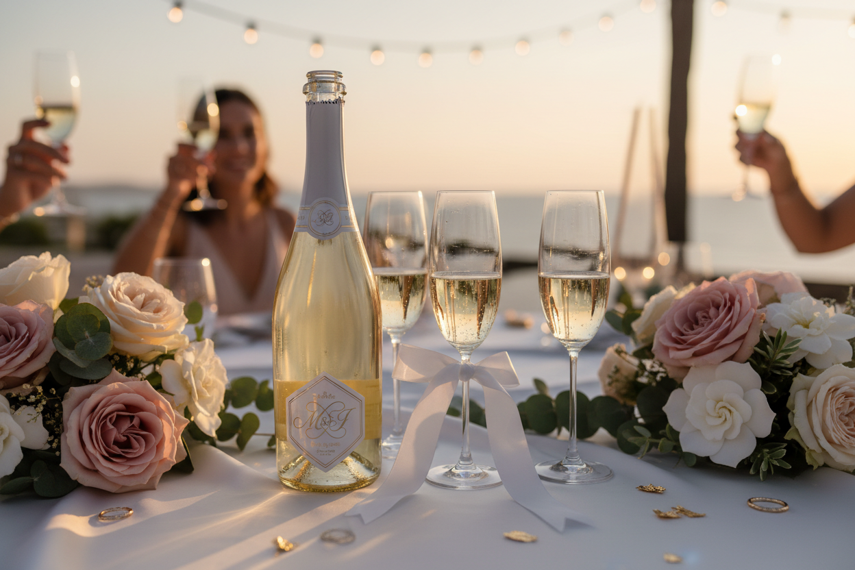 🥂 Botella de vino o champaña
Apadrina un brindis especial durante nuestro viaje, celebrando nuestro matrimonio y a quienes nos acompañan desde el corazón.