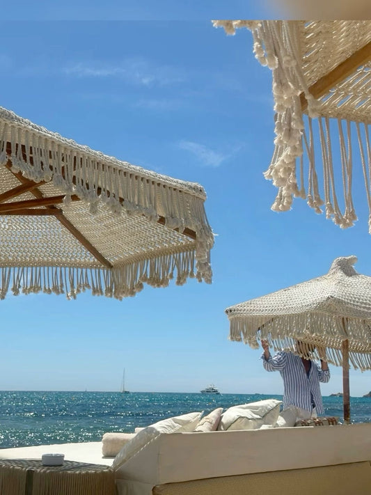 Camastros en la Riviera Francesa