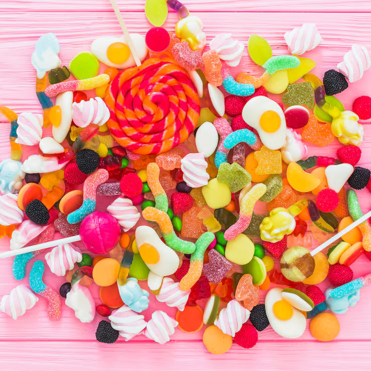 Monchis de dulces para el viaje